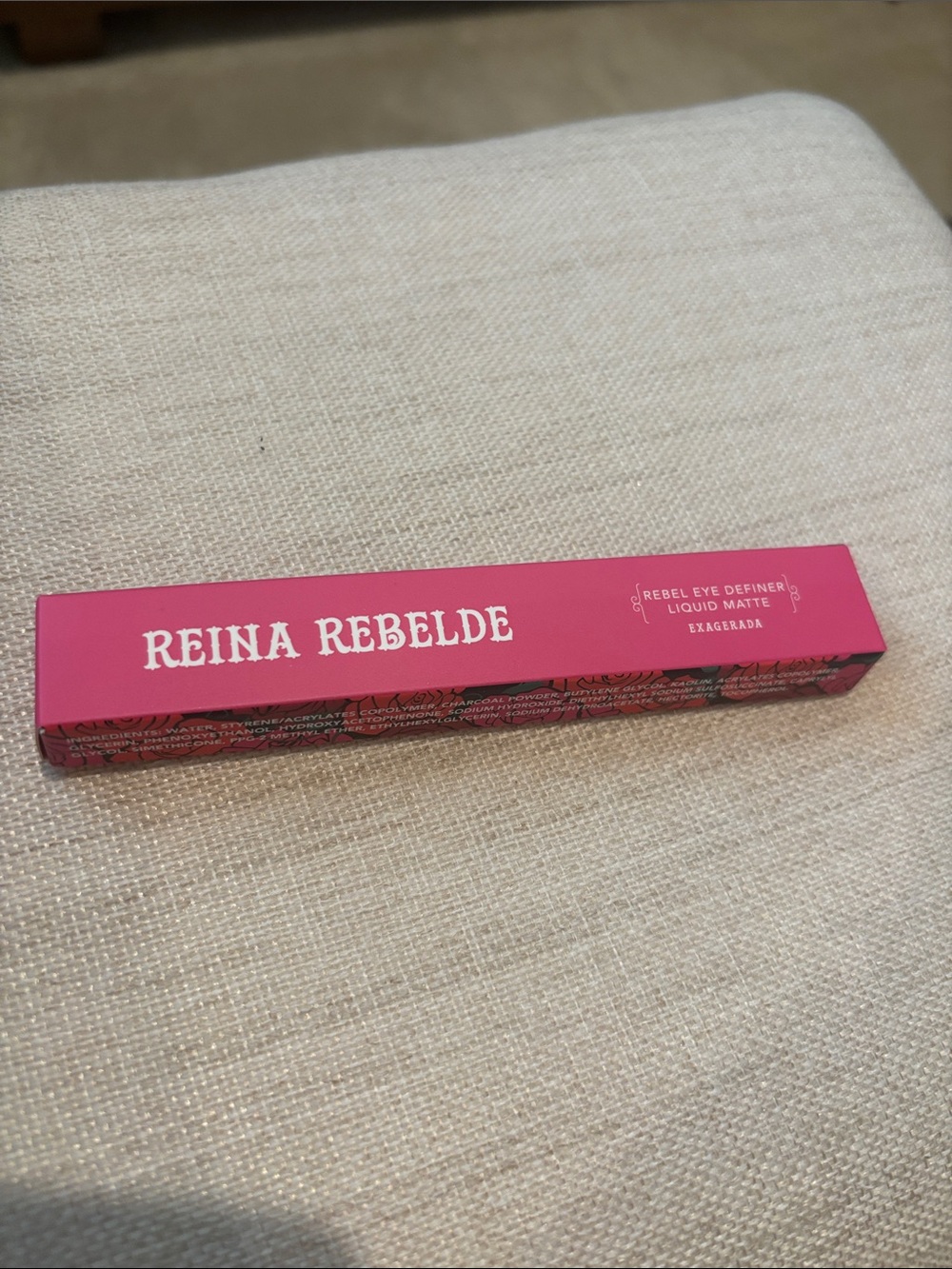 Reina Rebelde Liquid Matte Eye Definer - Hot Pink Packaging